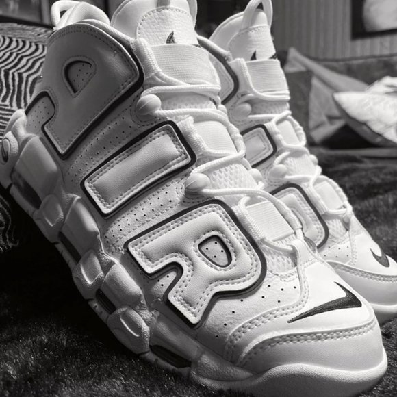 Nike Air More Uptempo Varsity red & white main image 4